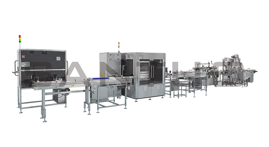 糖漿瓶燈檢貼標(biāo)線